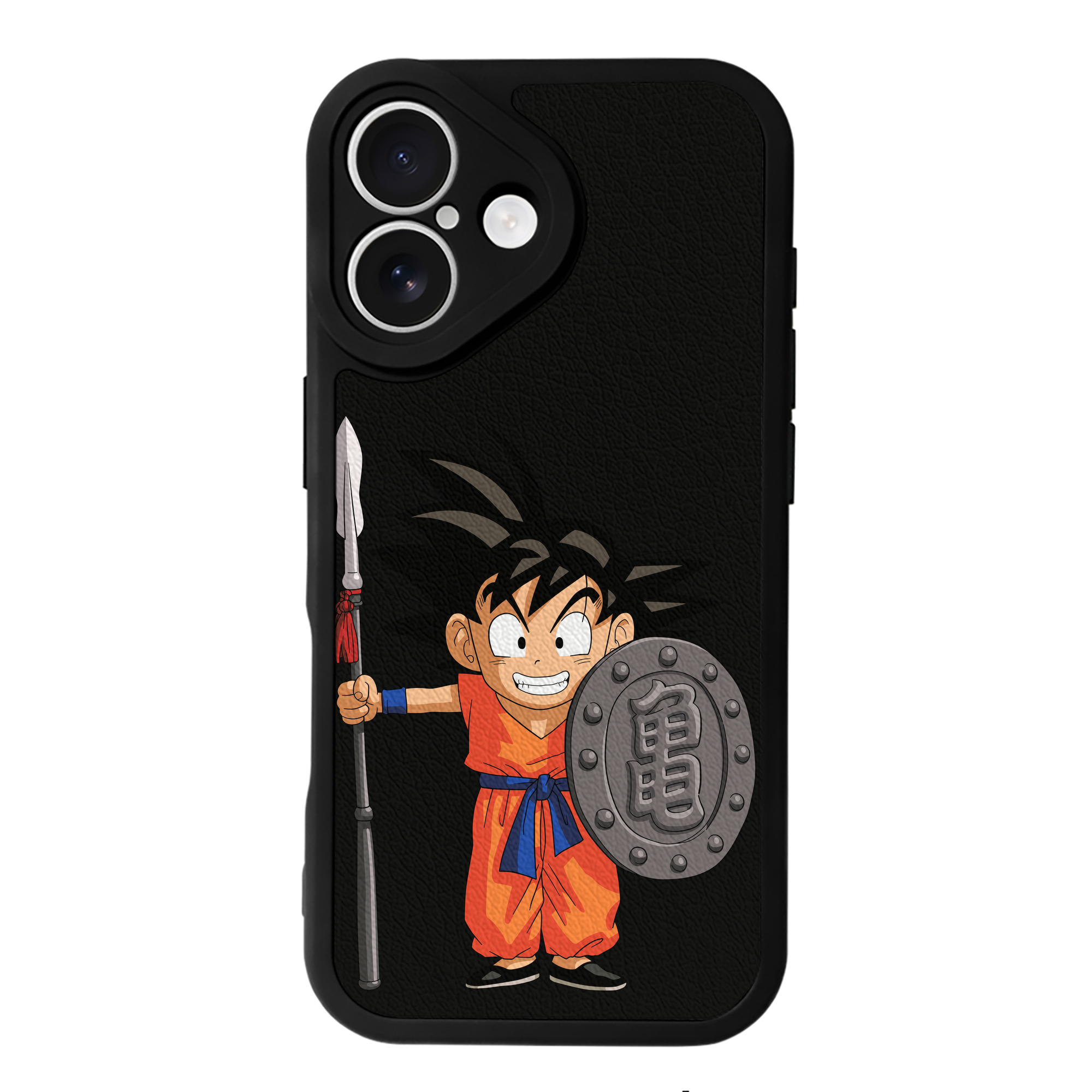 （画像用） ドラゴンボール 孫悟空（そん ごくう）Son Goku カカロット DRAGON BALL Kakarotto 【iPhone 16シリーズ対応】シリコンスマホケース（レザー調） 材質：シリコン